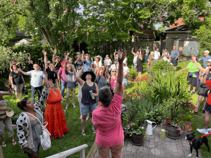 Opening Flower Toss
