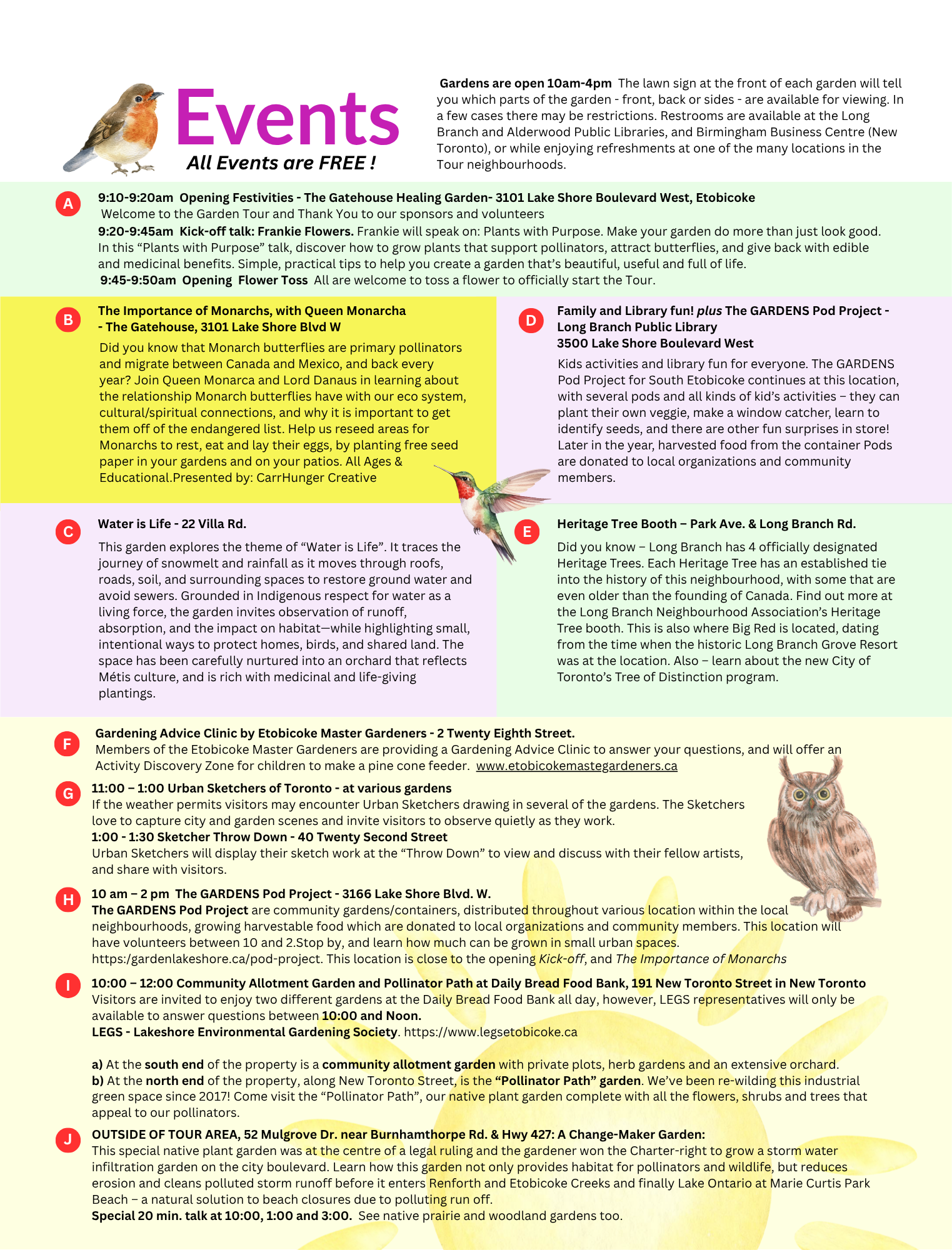 2026 Garden Tour Events